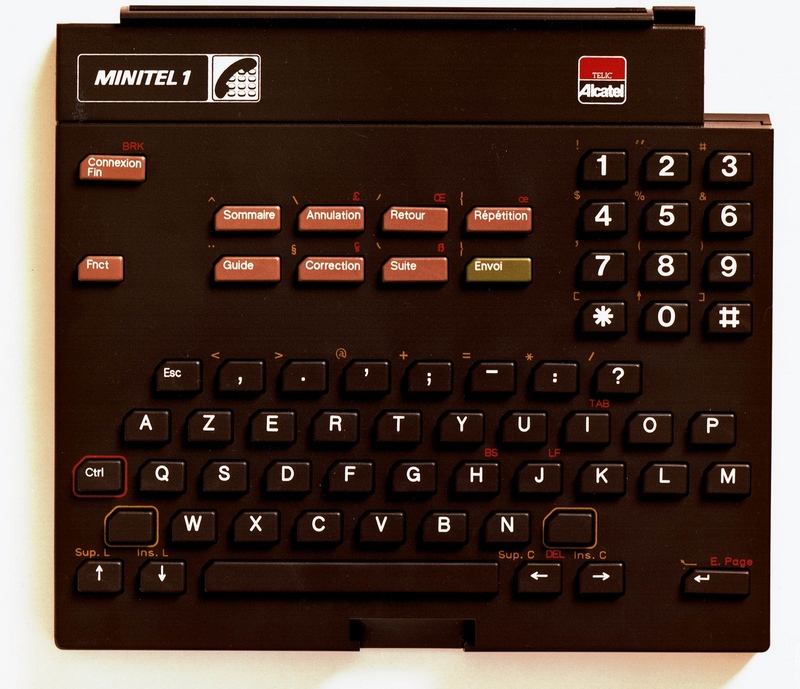 Minitel 1B ALCATEL le clavier bistandart