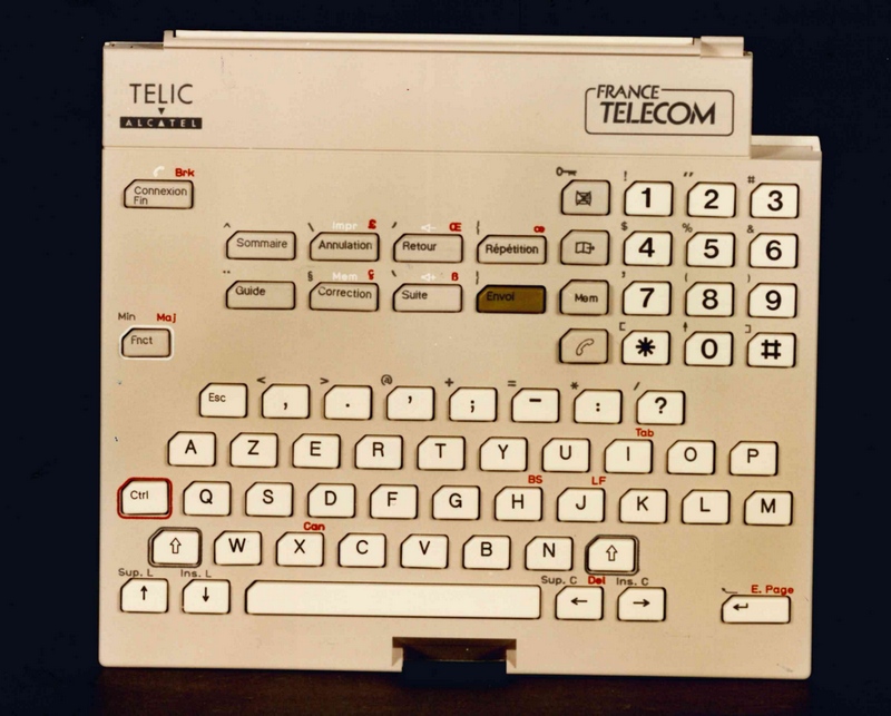 Minitel 2 ALCATEL le Clavier