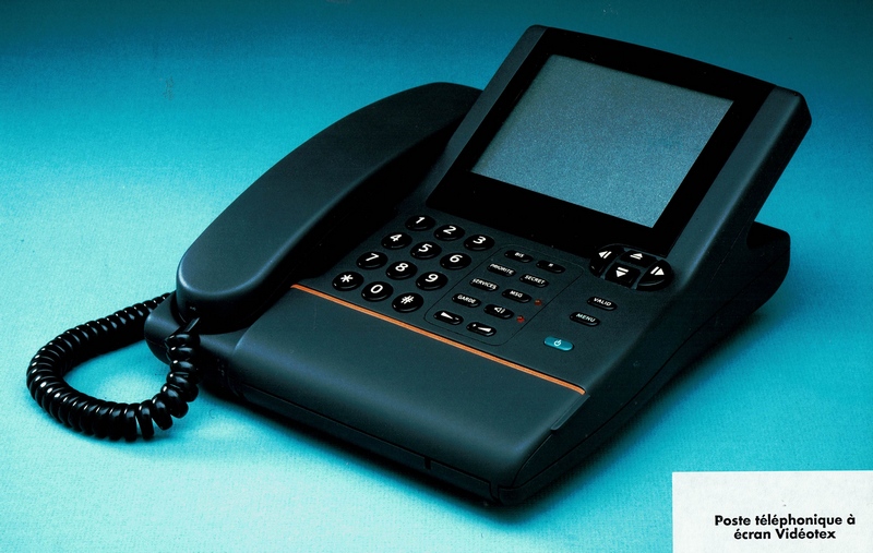 Le Minitel Sillage ALCATEL esthétique non retenue
