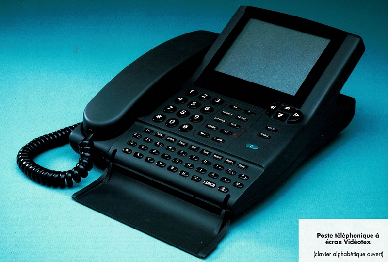 Le Minitel Sillage ALCATEL esthétique non retenue