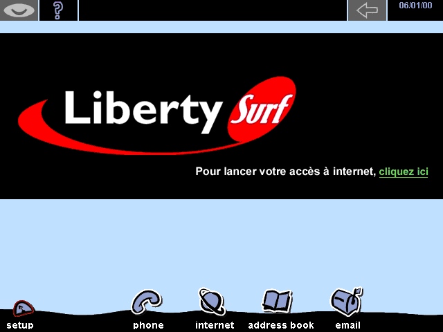 Exemple d'écran WebTouch